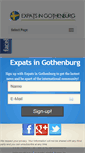 Mobile Screenshot of expatsingothenburg.com